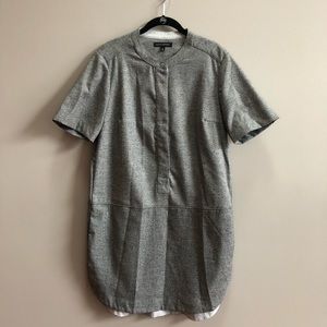 Banana Republic Gray Short Sleeved Dress Size 10